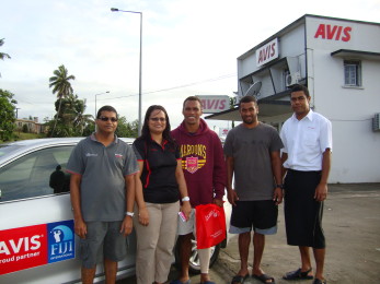 Fiji Rugby players arrive at the Fiji International (3)