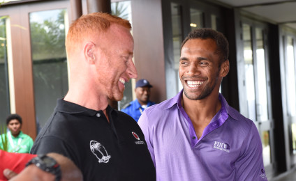 Fiji Rugby players arrive at the Fiji International (7)