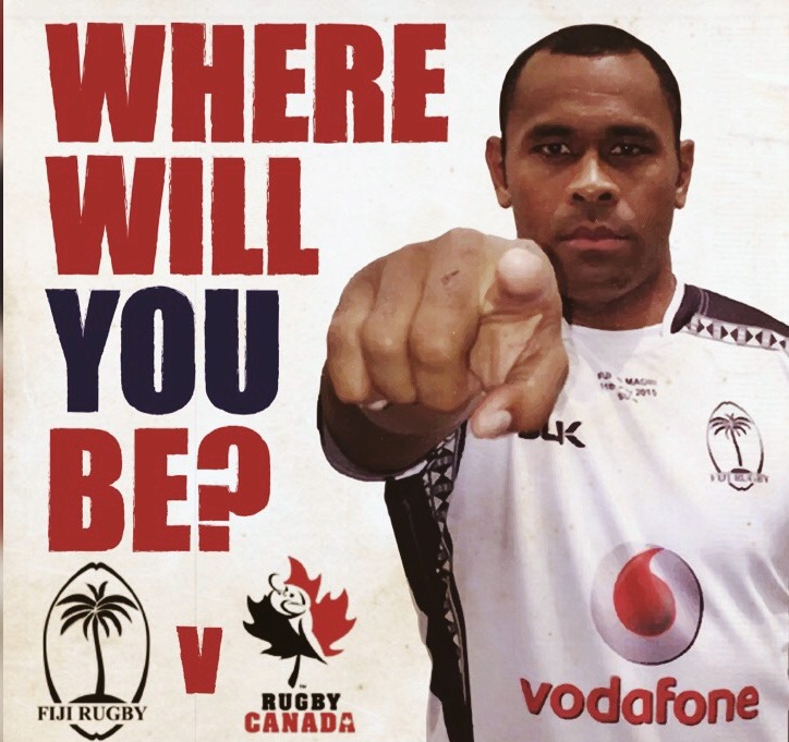 MEDIA RELEASE – Flying Fijians Team to play Canada on Sunday 6 September at The Stoop