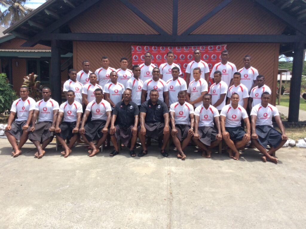 Vodafone Fiji U20 Team for 2015 Oeania Rugby Junior Trophy