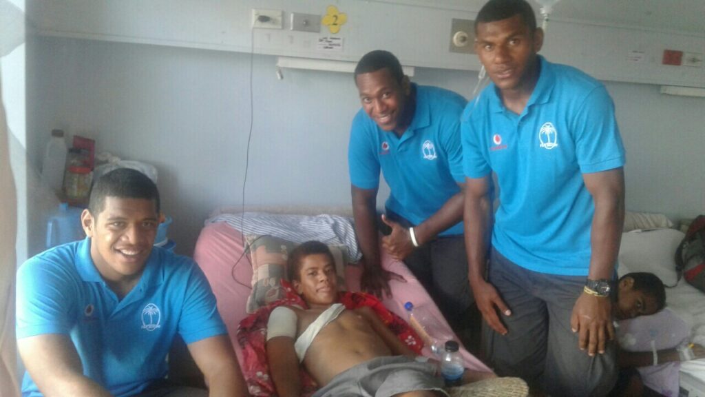 Vodafone Fiji U20 Hospital Visit