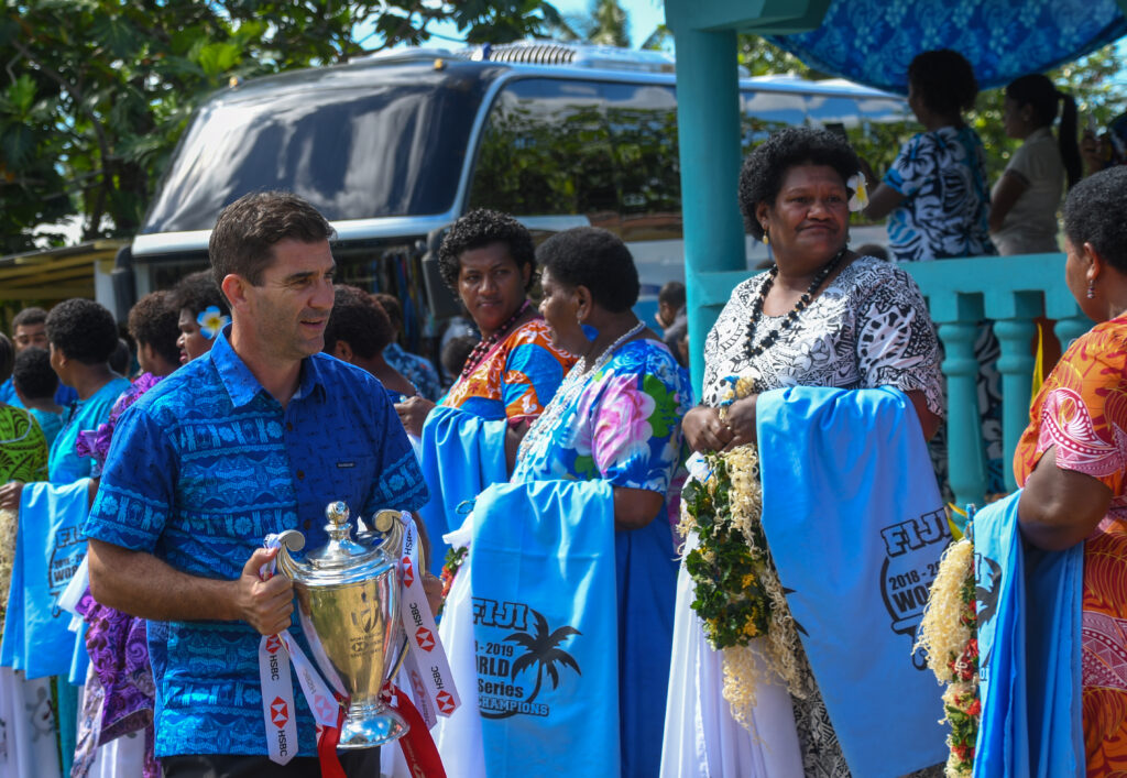 Fans pour in numbers to celebrate 7s series victory