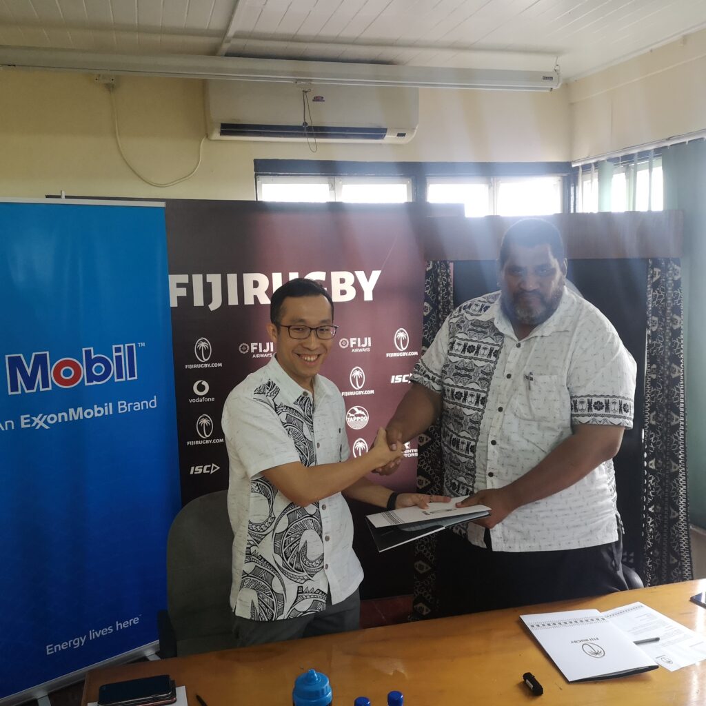 Fiji Rugby on the move with new sponsor, Mobil.