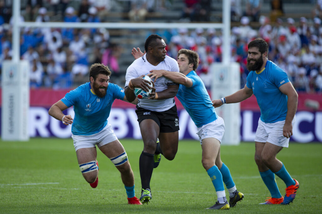 Fiji slips against Uruguay in its second RWC pool match