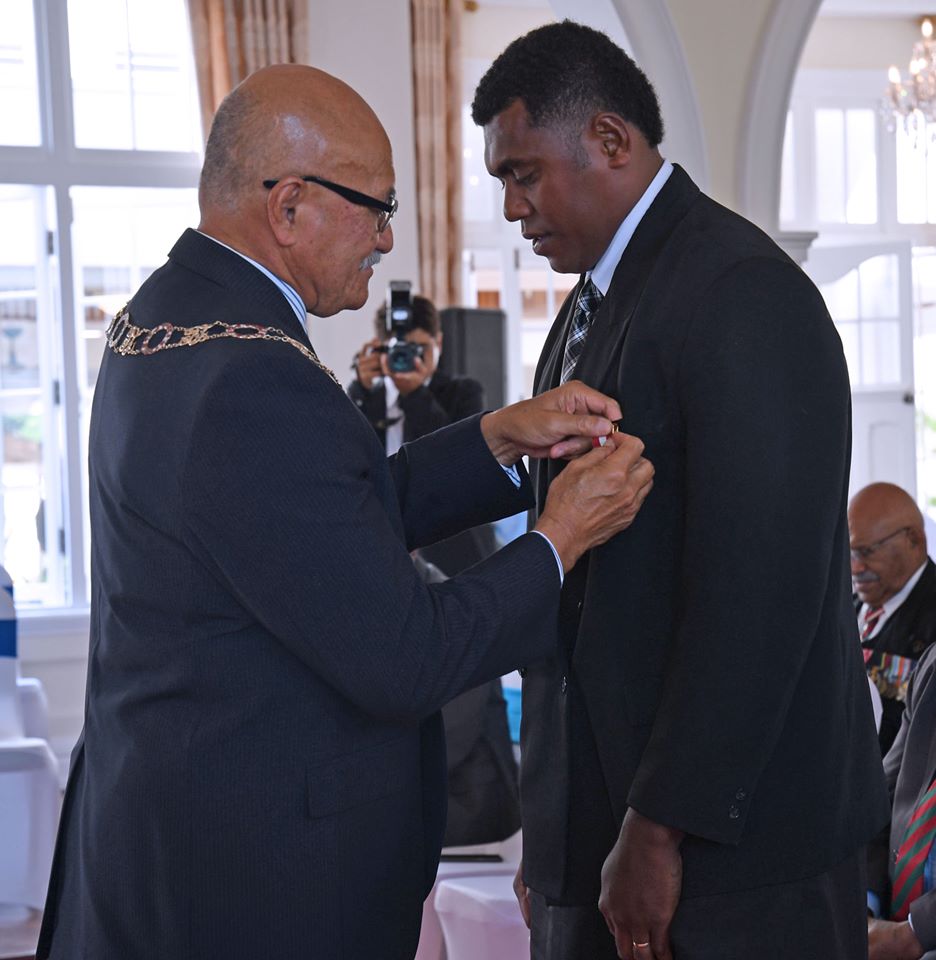 Nasoko and Viriviri receives Medal of Order of Fiji(MOF)