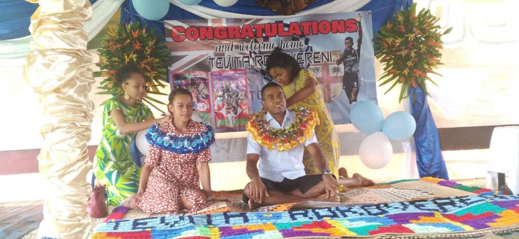 Tevita Rokovereni’s family celebrates his Olympic achievement