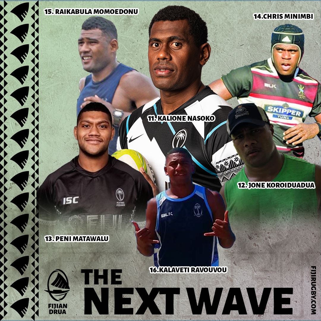 WAVE THREE ANNOUNCEMENT CONFIRMS SIX MORE FIJIAN DRUA SQUAD MEMBERS