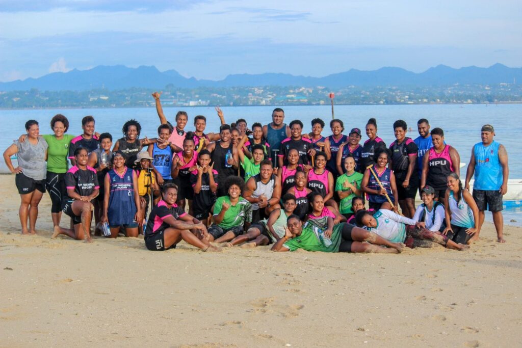 Fijiana team participate in another team bonding session