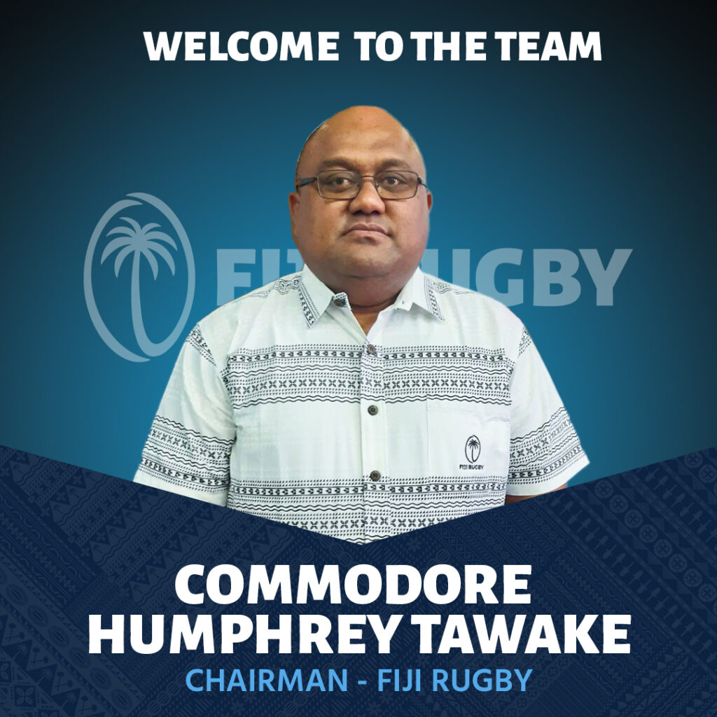 Commodore Humphrey Tawake appointed as Fiji Rugby Chairman