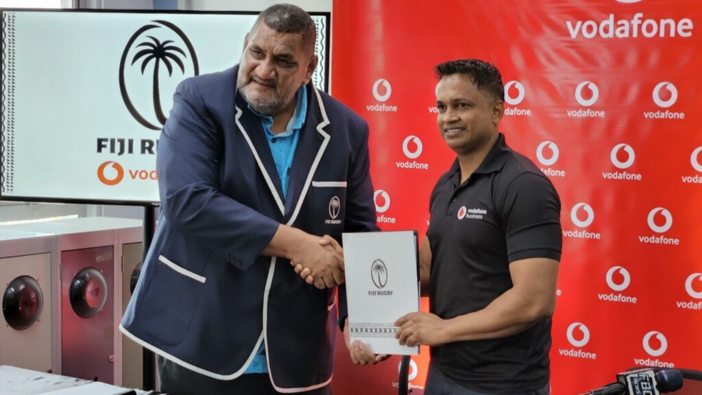 Vodafone Fiji sponsors Flying Fijians for Pacific Nations Cup
