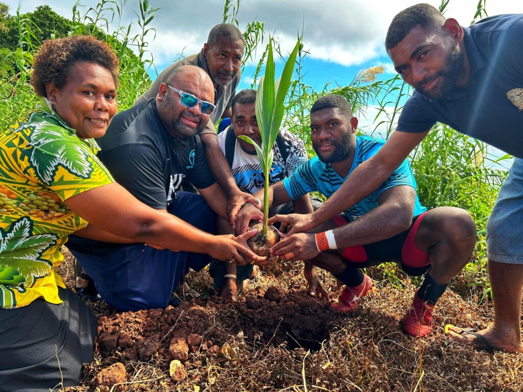 Community outreach program by FIJI Water Flying Fijians