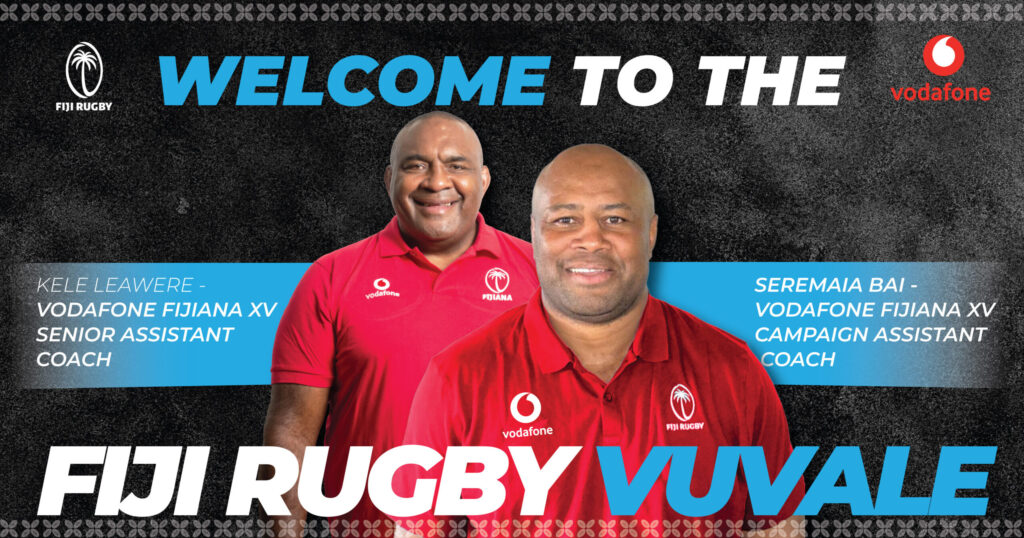 Kele Leawere, Seremaia Bai Named Assistant Coaches For Drua Women, Fijiana 15s