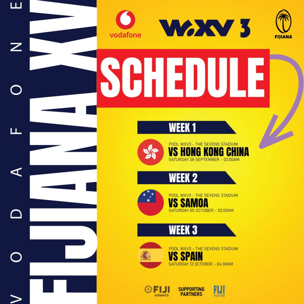 Fijiana XV Gears Up for WXV3 Tournament in Dubai