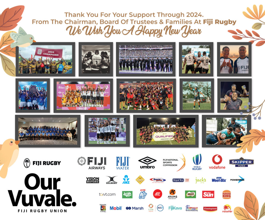 Fiji Rugby Union Chairman’s New Year Message
