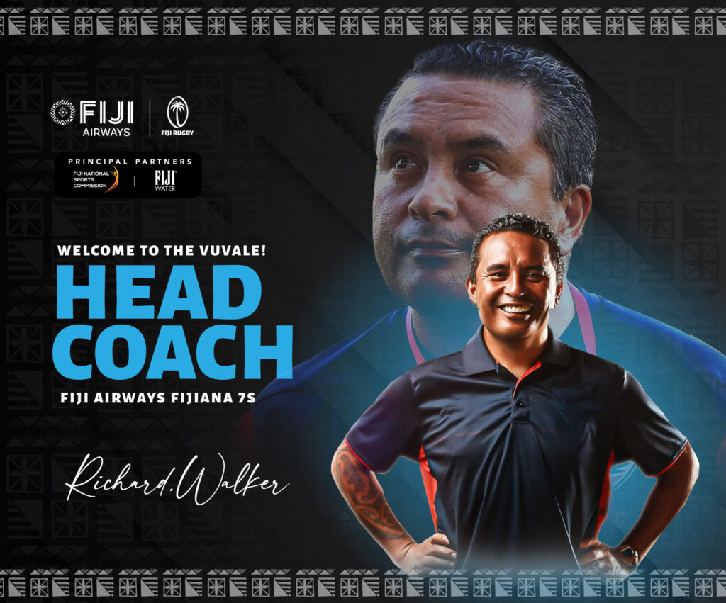 Fiji Rugby Announces Richard Walker as New Fiji Airways Fijiana 7’s Head Coach