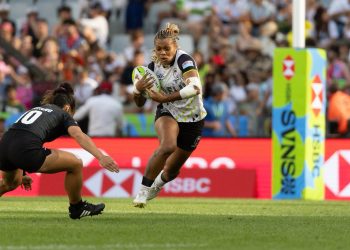 CAPE TOWN, ZAF - December 6: New Zealand versus Fiji in a women's Pool A match at the 2025 HSBC SVNS Cape Town at DHL Stadium on December 6, 2025 in Cape Town, South Africa. (Photo by Alex Ho / World Rugby)